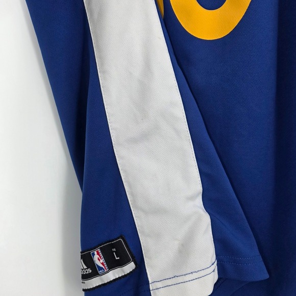 ADIDAS STEPH CURRY GOLDEN STATE WARRIORS JERSEY YOUTH LARGE 14-16 BLUE NBA 30 - Picture 7 of 12